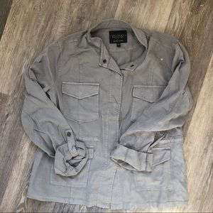 Sanctuary Elephant Gray Safari Jacket